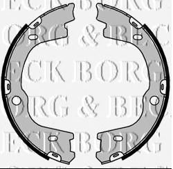 BORG & BECK bbs6459 -  Комплект тормозных колодок